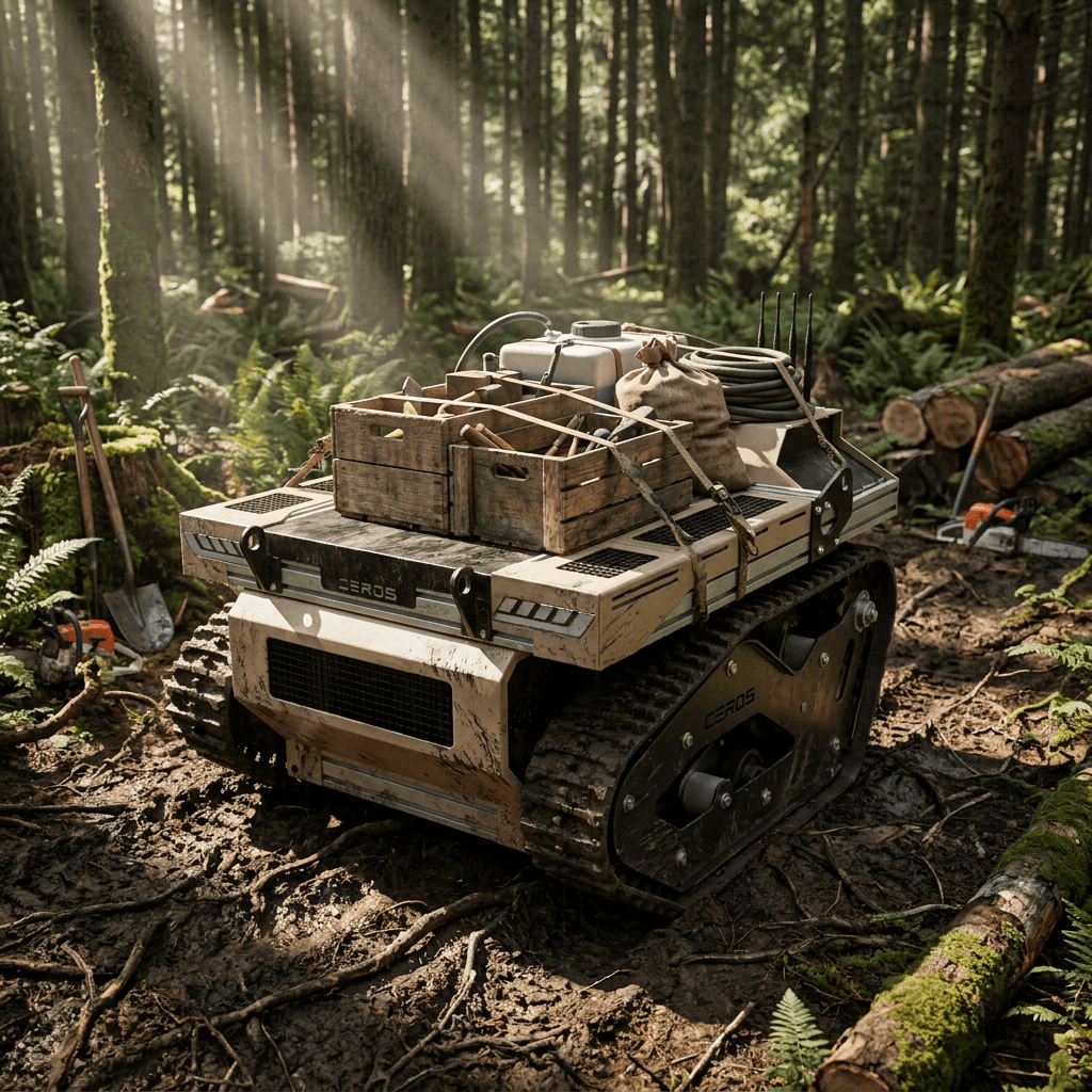 UGV leve CEROS para missões urbanas de resposta a emergências