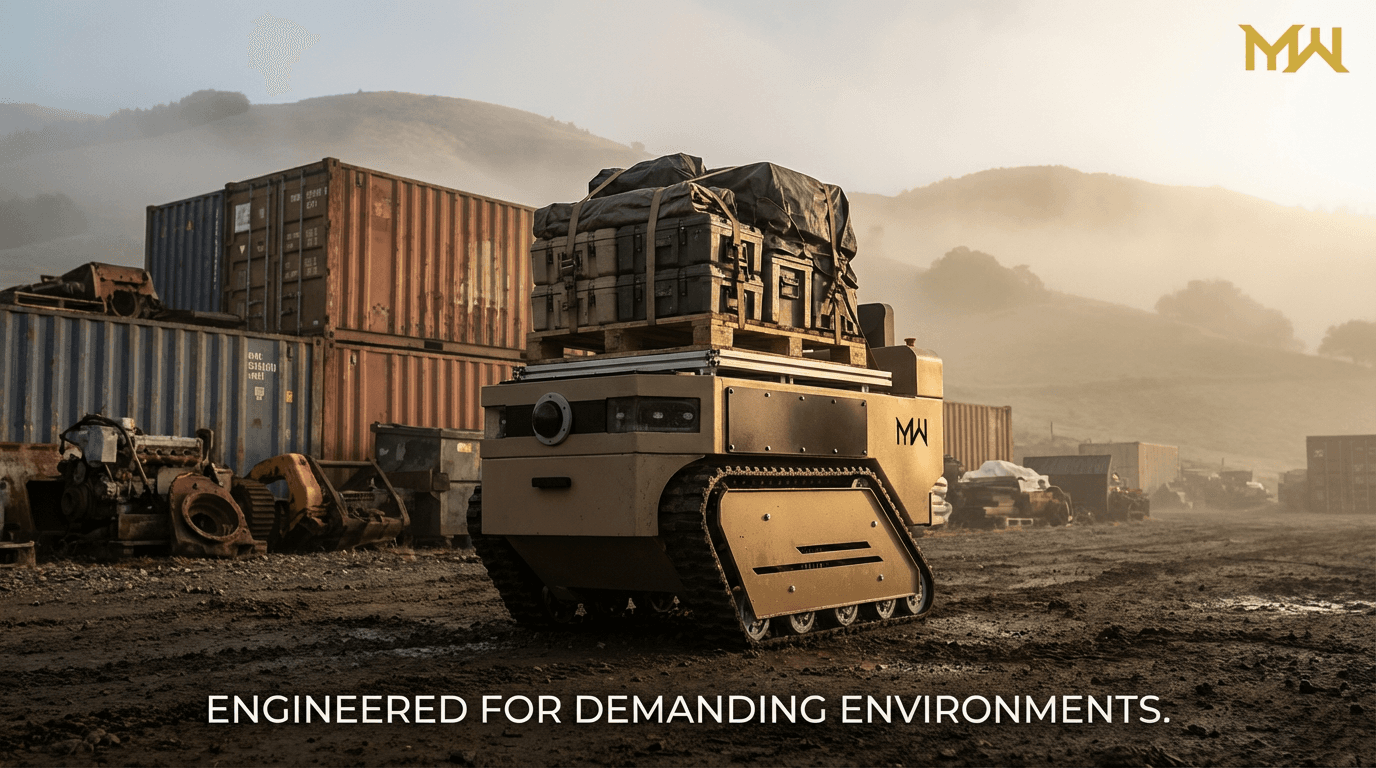 Movewer UGV for autonomous warehouse logistics and material handling